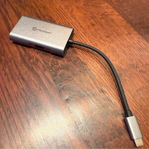 UtechSmart USB Type-C Hub Dual DHMI Adapter 100W Fast Charging 4K 5GbpsUSB A 3.0